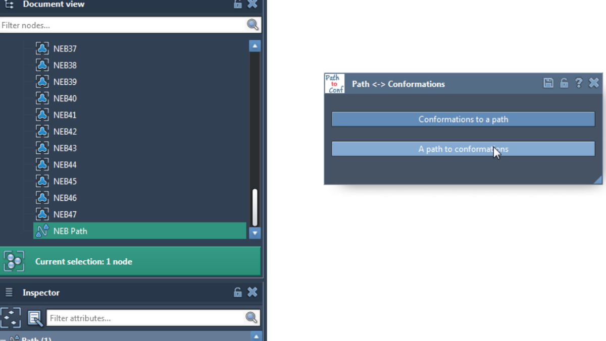 SAMSON Connect | Path Conformations converter